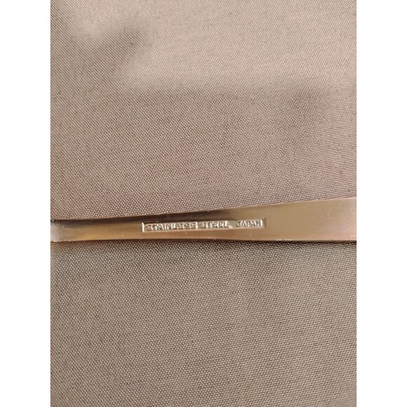 Set of 6 Stainless Steel Soda Iced Tea Spoons Japan Floral 7.5 inches - Picture 4 of 4